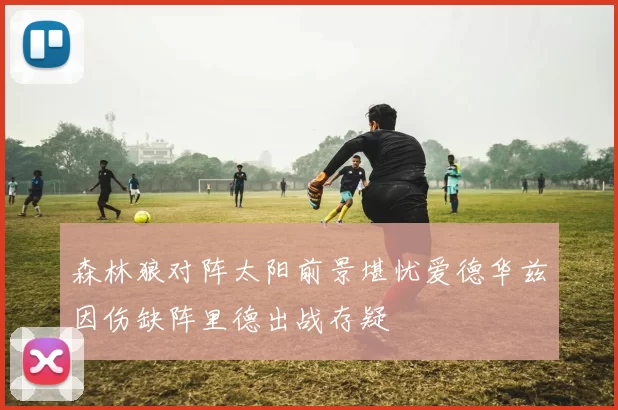 森林狼对阵太阳前景堪忧爱德华兹因伤缺阵里德出战存疑